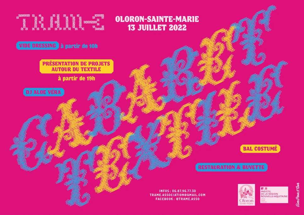 Affiche du Cabaret Textile 2022