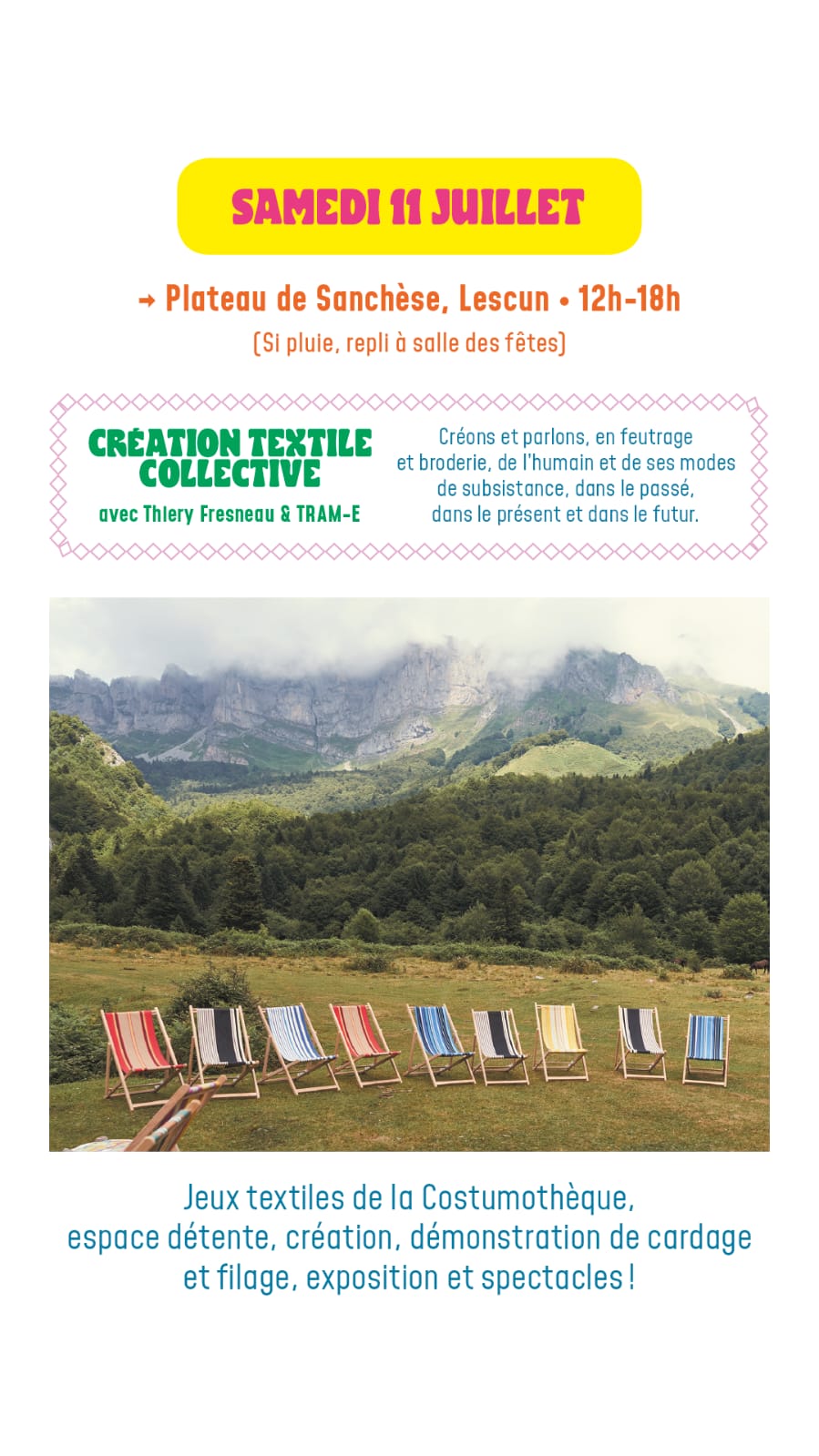 Programme du Cabaret Textile 2026