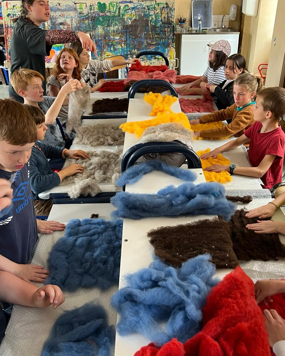 Stage tout public de tissage, feutrage ou teinture au laboratoire textile de TRAM-E