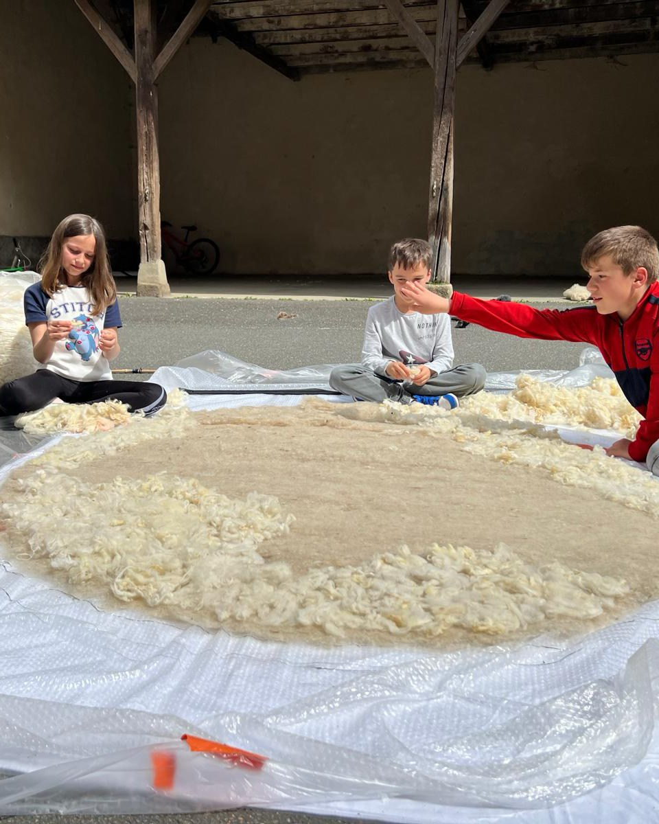 Stage tout public de tissage, feutrage ou teinture au laboratoire textile de TRAM-E