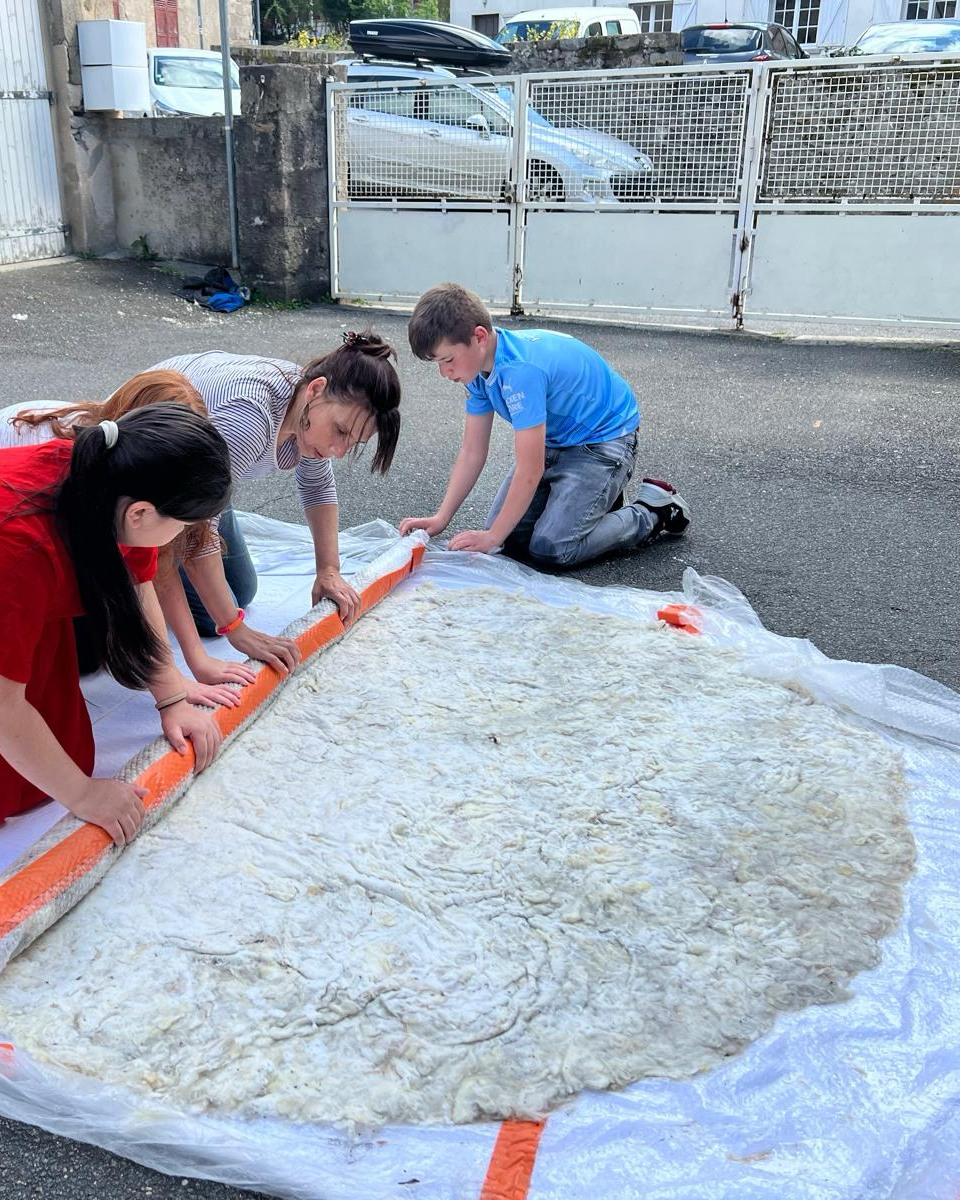 Stage tout public de tissage, feutrage ou teinture au laboratoire textile de TRAM-E